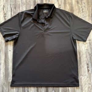 Ben Hogan Performance Polo Shirt Men's XL Black Short Sleeve Golf